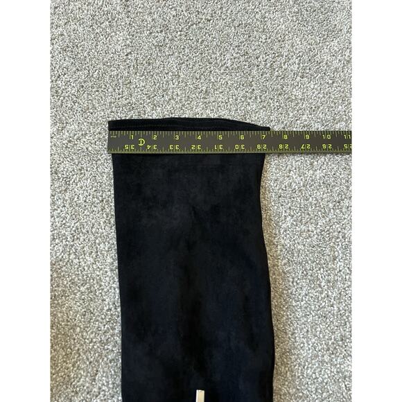 Jewel Badgley Mischka Black Stretch Over-the-Knee Block Heel Boots 8 Holiday - Picture 6 of 7